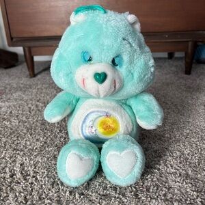 Vintage Collectible 1983 Carebear Bedtime Bear Plus Toy